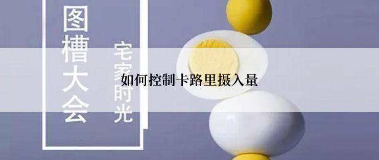 如何控制卡路里摄入量