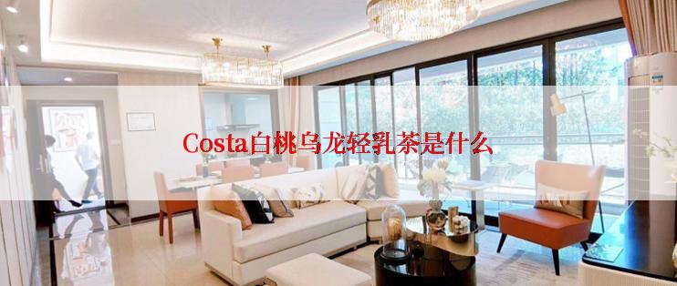 Costa白桃乌龙轻乳茶是什么