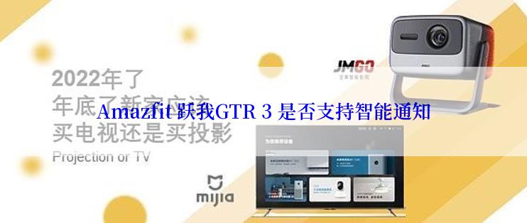 Amazfit 跃我GTR 3 是否支持智能通知