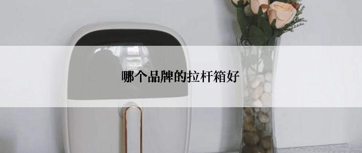 哪个品牌的拉杆箱好