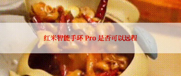 红米智能手环 Pro 是否可以远程