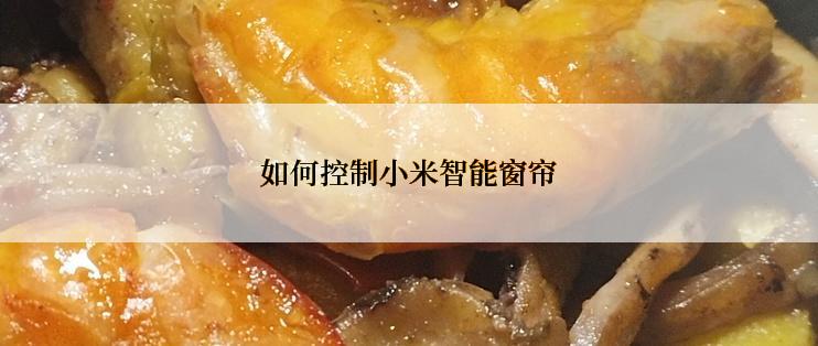 如何控制小米智能窗帘