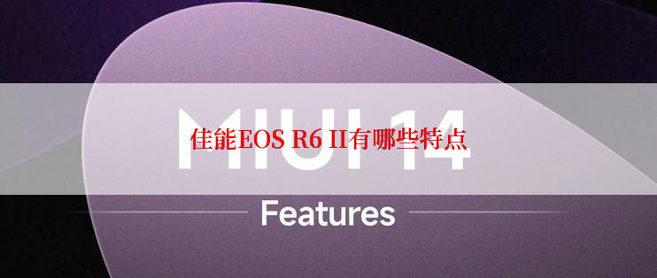 佳能EOS R6 II有哪些特点