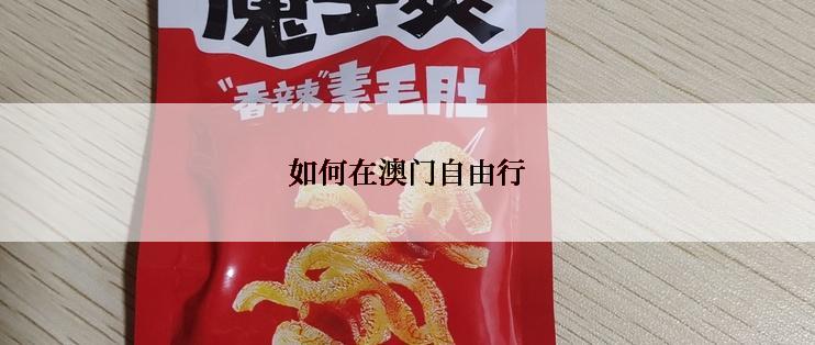 如何在澳门自由行