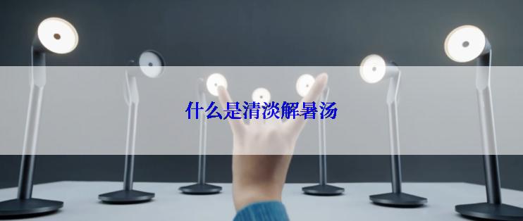 什么是清淡解暑汤