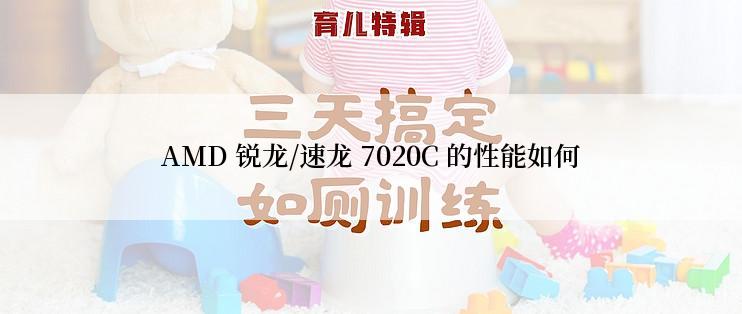 AMD 锐龙/速龙 7020C 的性能如何