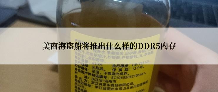 美商海盗船将推出什么样的DDR5内存