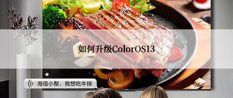 如何升级ColorOS13