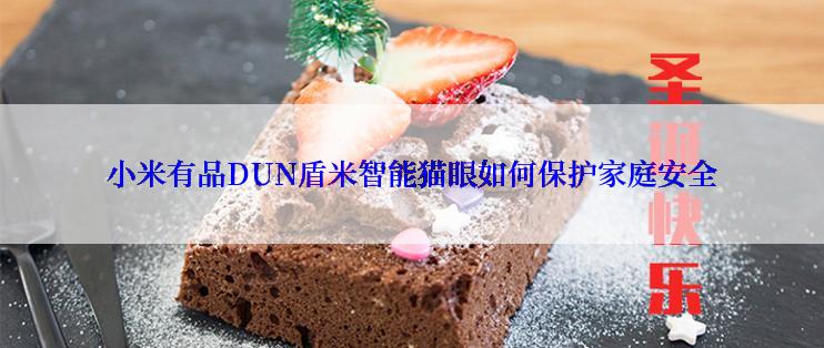 小米有品DUN盾米智能猫眼如何保护家庭安全