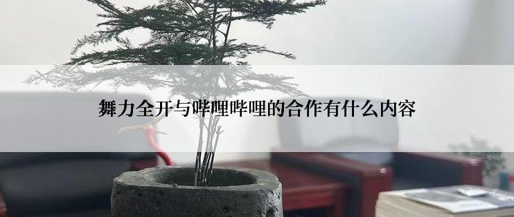 舞力全开与哔哩哔哩的合作有什么内容