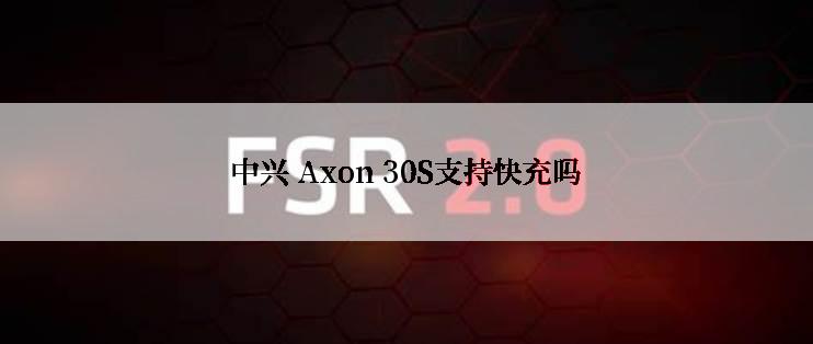 中兴 Axon 30S支持快充吗