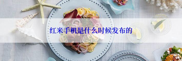 红米手机是什么时候发布的