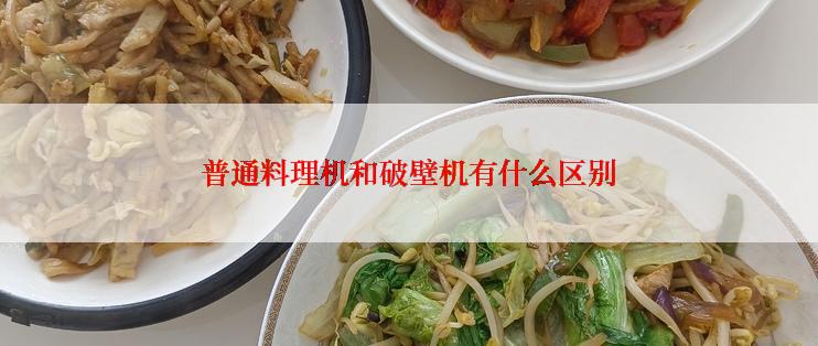 普通料理机和破壁机有什么区别