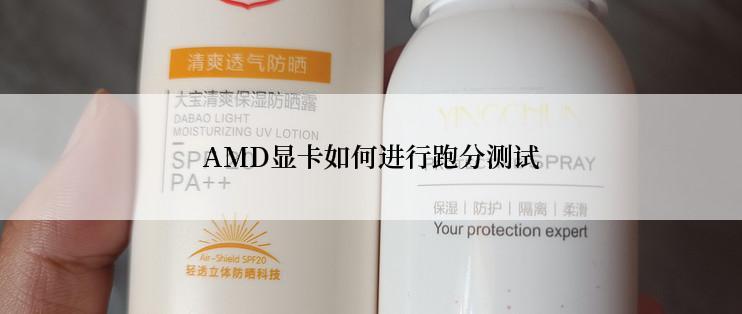 AMD显卡如何进行跑分测试