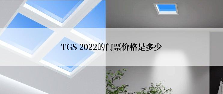 TGS 2022的门票价格是多少