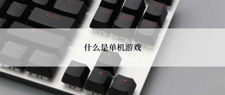 什么是单机游戏