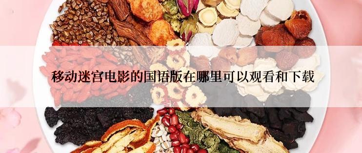  移动迷宫电影的国语版在哪里可以观看和下载