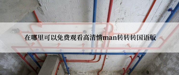  在哪里可以免费观看高清情man转转转国语版