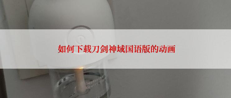  如何下载刀剑神域国语版的动画