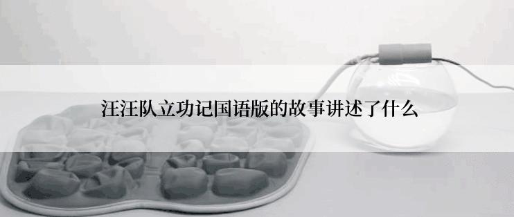  汪汪队立功记国语版的故事讲述了什么