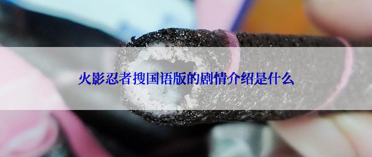 火影忍者搜国语版的剧情介绍是什么