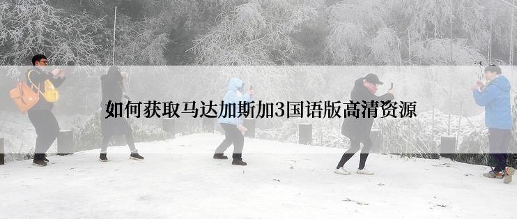  如何获取马达加斯加3国语版高清资源