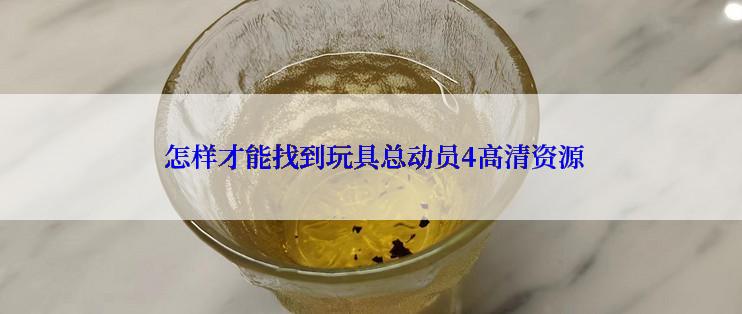  怎样才能找到玩具总动员4高清资源