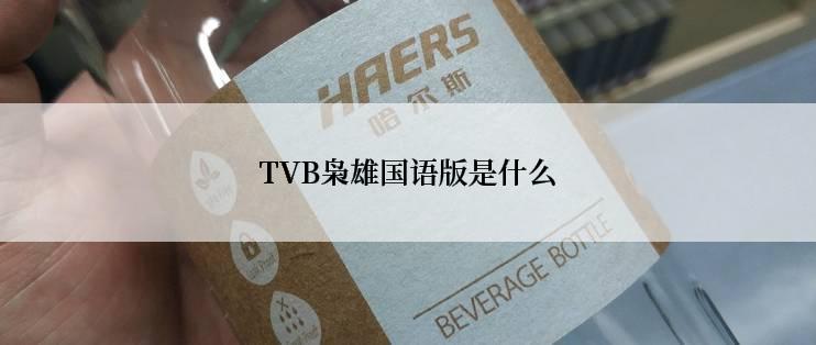 TVB枭雄国语版是什么