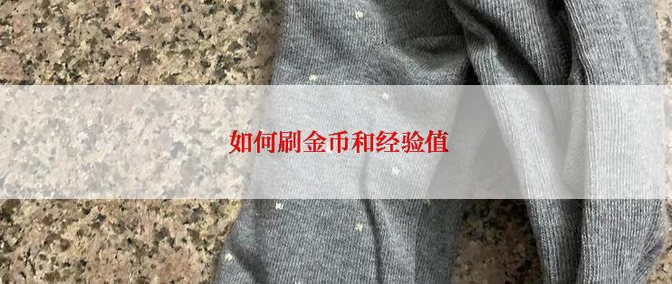  如何刷金币和经验值