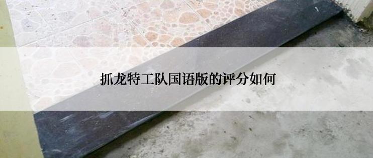  抓龙特工队国语版的评分如何