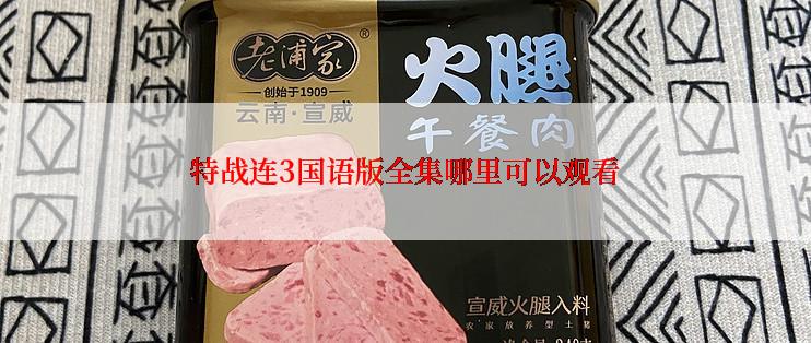 特战连3国语版全集哪里可以观看