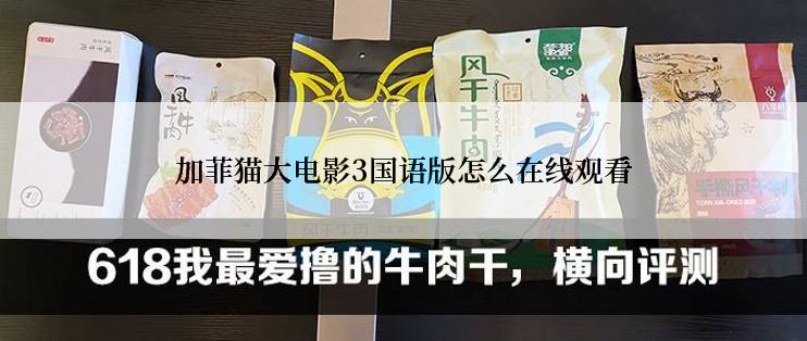 加菲猫大电影3国语版怎么在线观看