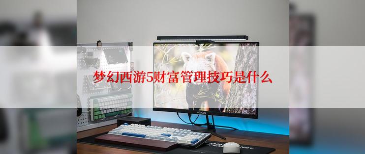 梦幻西游5财富管理技巧是什么