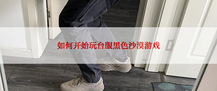 如何开始玩台服黑色沙漠游戏