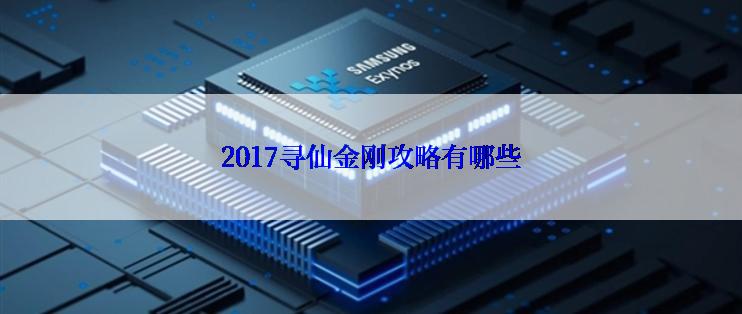 2017寻仙金刚攻略有哪些