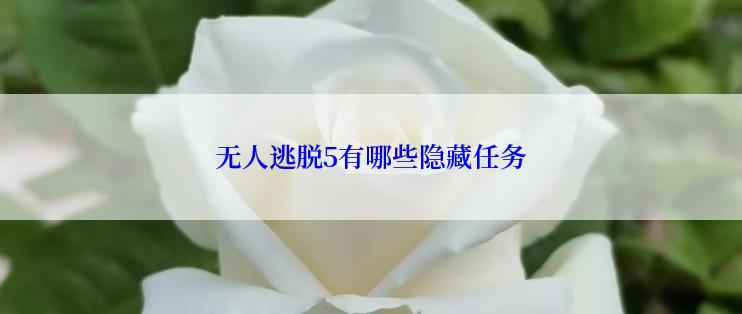 无人逃脱5有哪些隐藏任务