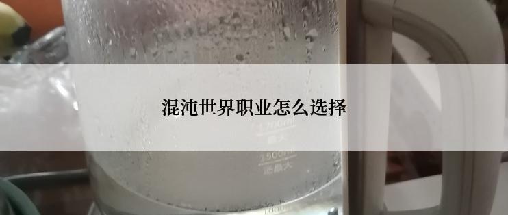 混沌世界职业怎么选择