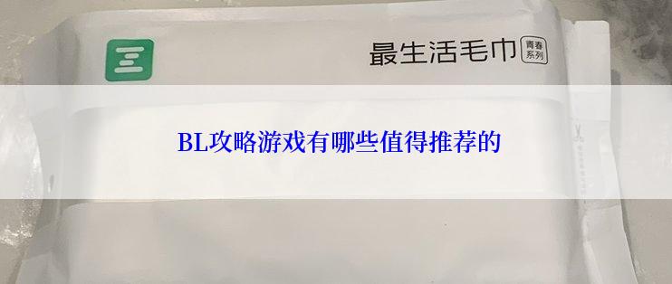  BL攻略游戏有哪些值得推荐的