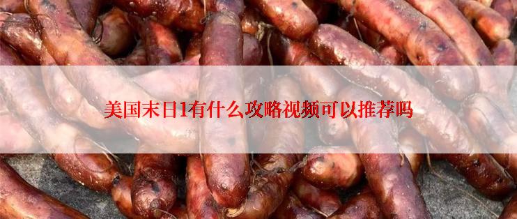 美国末日1有什么攻略视频可以推荐吗