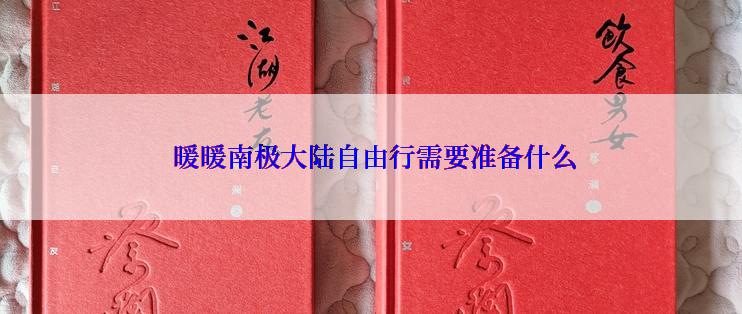  暖暖南极大陆自由行需要准备什么