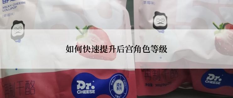 如何快速提升后宫角色等级