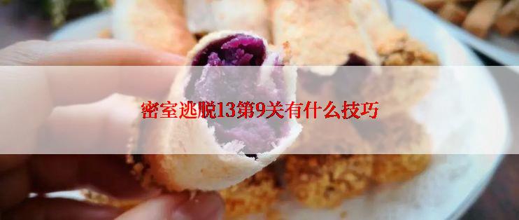 密室逃脱13第9关有什么技巧