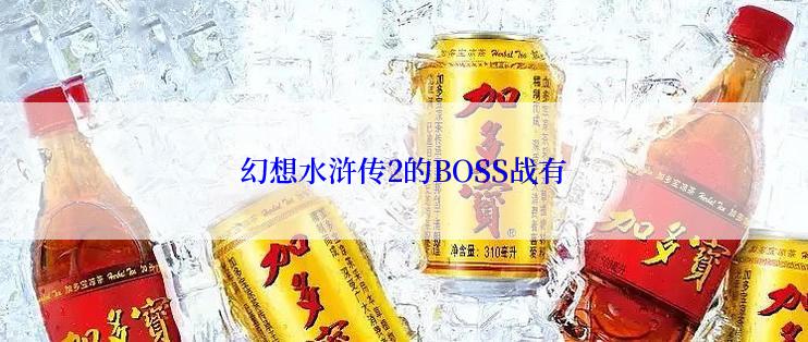 幻想水浒传2的BOSS战有