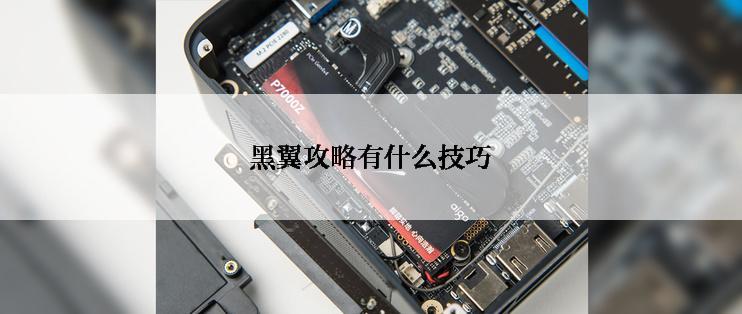 黑翼攻略有什么技巧