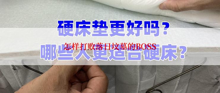 怎样打败落日坟墓的BOSS