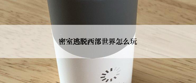 密室逃脱西部世界怎么玩