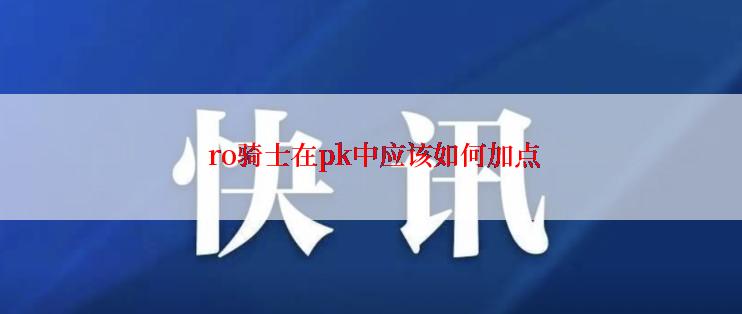  ro骑士在pk中应该如何加点