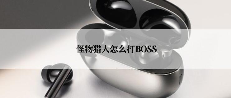  怪物猎人怎么打BOSS