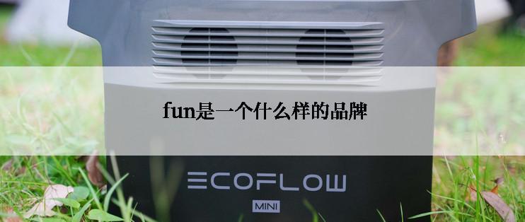  fun是一个什么样的品牌