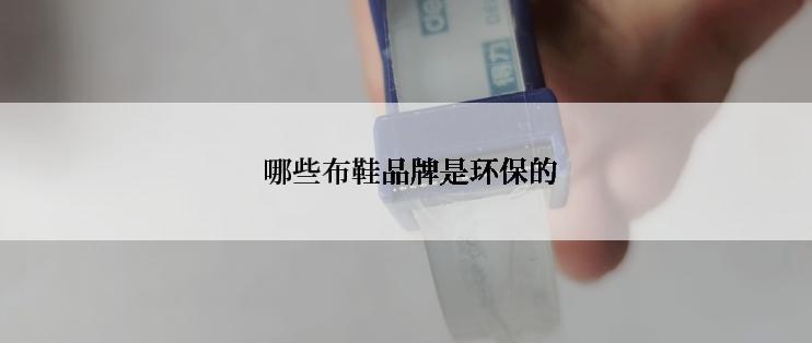  哪些布鞋品牌是环保的